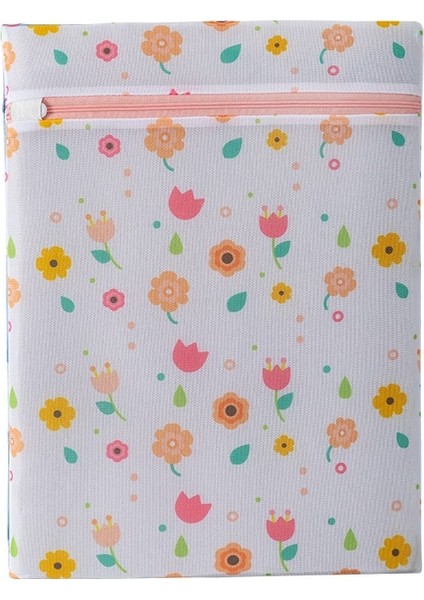 Sarı Stil 5 Desen Baskı Çamaşır Torbaları Iç Çamaşırı Sutyen Makinesi Örgü Seyahat Organizatör Yıkama Katlanır Asılı (Yurt Dışından)