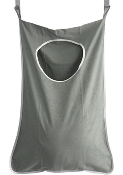 Koyu Kahverengi Tarzı Kirli Çamaşırlar Için Duvara Monte Çamaşır Torbaları Çamaşır Makineleri Duvara Monte Banyo Saklama Torbası Askılı Çamaşır Sepeti Kancalı (Yurt Dışından) indirimleri