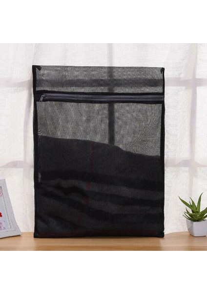 Bir Stil 1 Adet Ince Örgü Çamaşır Torbası Siyah Koruyucu Yıkama Naylon Sutyen Elbise Fermuar Net Özel Makine Bakımı R3E0 (Yurt Dışından)