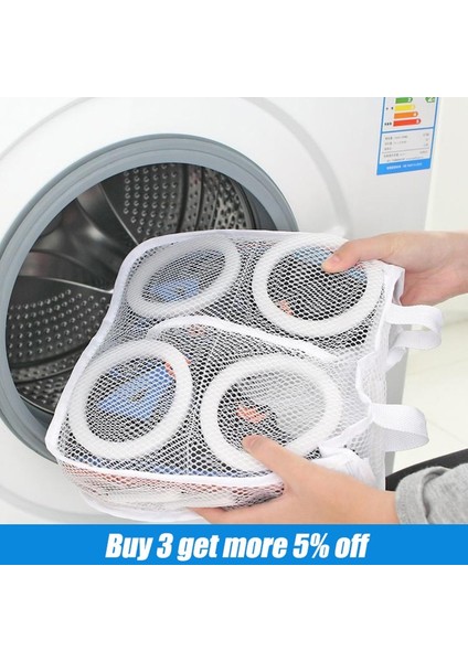 Mavi Stil Laundry Bag Shoes Organizer Bag For Shoe Mesh Laundry Shoes Bags Dry Shoe Home Organizer Portable Laundry Washing Bags (Yurt Dışından)