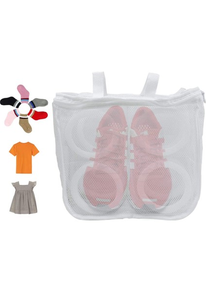 Mavi Stil Laundry Bag Shoes Organizer Bag For Shoe Mesh Laundry Shoes Bags Dry Shoe Home Organizer Portable Laundry Washing Bags (Yurt Dışından)