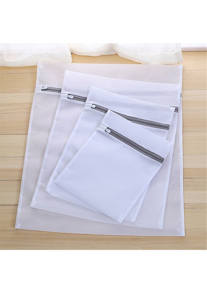 Bordo Tarzı Çamaşır Makinesi Için Örgü Çamaşır Torbaları Seyahat Giysileri Saklama Yıkama Sutyen Çorabı ve Iç Giyim Için Net Zip Çanta (Yurt Dışından)