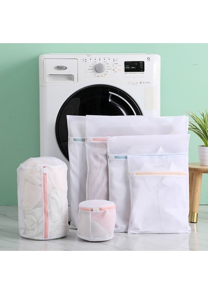 Bordo Tarzı Örgü Çamaşır Torbası Çamaşır Torbası Iç Çamaşırı Çorap Çamaşır Makinesi Giysileri Sutyen Çantası Katlanabilir Giysi Bakımı Koruma Ağı Filtresi (Yurt Dışından) fiyatları