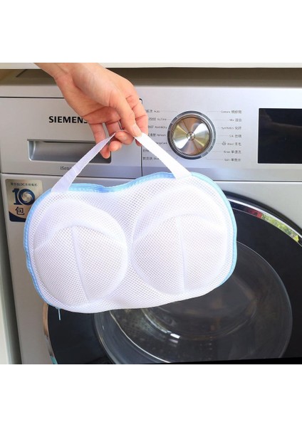 Oval Stil Çamaşır Makinesinde Yıkama Özel Çamaşır Sutyen Torbası Deformasyon Önleyici Yıkama Sutyeni File Torba Temizleme Iç Çamaşırı Spor Sutyeni (Yurt Dışından)