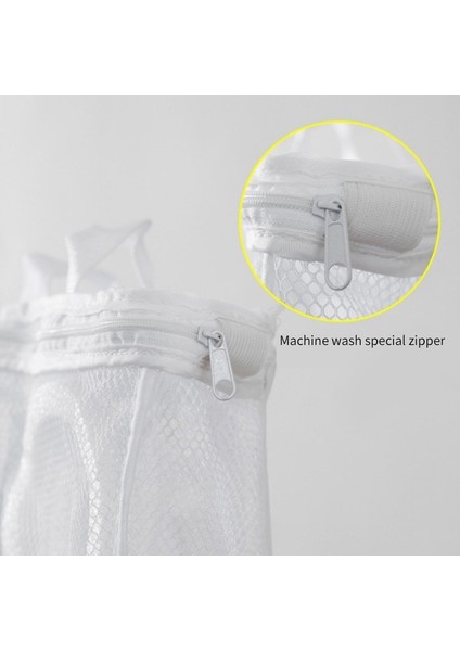 Yuvarlak Stil Ayakkabı Yıkama Saklama Torbası Çamaşır Makinesi Özel Bakım Çamaşır Torbası Ev Ayakkabı Yıkama Torbası Örgü Çanta Anti-Deformasyon (Yurt Dışından) fırsatları