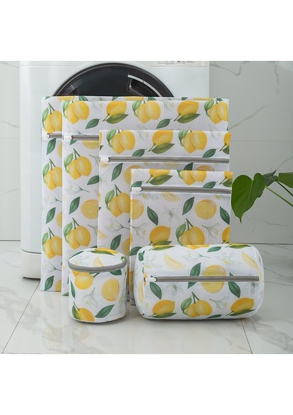 Araba 50X60 Tarzı Çiçek Baskı Fermuarlı Örgü Çamaşır Torbası Polyester Çamaşır Net Çanta Iç Çamaşırı Çorap Çamaşır Makinesi Kılıfı Giysi Sutyen Çantaları (Yurt Dışından) modelleri