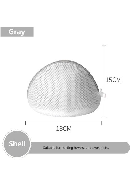 Kabuk Sutyen Tarzı Gri Fermuar Örgü Çamaşır Yıkama Torbaları Seyahat Taşınabilir Giysi Organizatör Iç Çamaşırı Sutyen Yıkama Torbası Katlanabilir Net Kirli Çamaşır Torbası (Yurt Dışından) fiyatları
