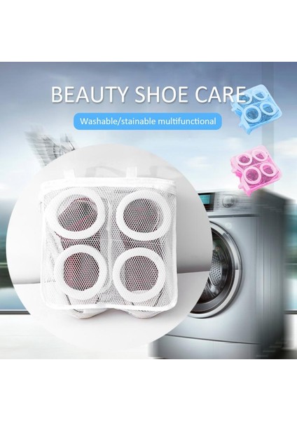 Mavi Stil 28X24.5X8CM Çamaşır Ayakkabıı Yıkama Torbaı Ayakkabı Yıkama Iç Çamaşırı Sutyen Ayakkabı Havalandırma Kuru Mesh Net Kese Yıkama Asma Makinası Temizleme Koruması (Yurt Dışından) fırsatları