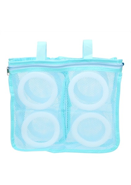 Mavi Stil Örgü Çamaşır Torbası Tembel Ayakkabı Ayakkabı Yıkama Torbaları Iç Çamaşırı Sutyen Yıkama Torbaları Koruyucu Organizatör Ayakkabı Havalandırma Kuru Aracı (Yurt Dışından)