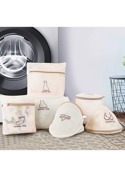 Pembe Giysi Tarzı 3 Renk Nakış Çamaşır Torbası Korumalı Iç Çamaşırı Sutyen Çorap Özel Yıkama Torbası Fermuar Örgü Iç Çamaşırı Sutyen Çamaşır Yıkama Torbaları (Yurt Dışından) fiyatları