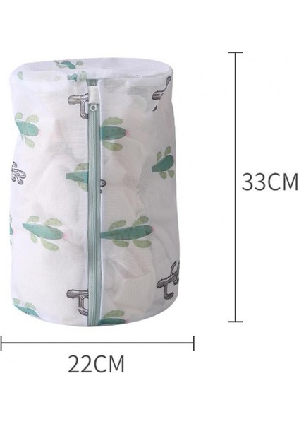 Yeşil Kaktüs 5 Stili Çamaşır Torbası Bitki Baskı Fermuar Anti-Deforme Çizilmez Yıkama Net Çanta Iç Çamaşırı Çorap Çamaşır Makinesi Kılıfı Giysi Sutyen Çantası (Yurt Dışından) fiyatları