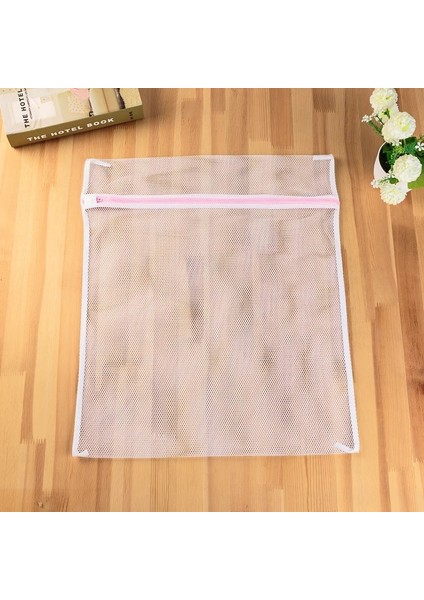 Kaba Ağ 50CMX60CM Stili Pembe Fermuarlı Örgü Çamaşır Yıkama Torbaları Polyester Çamaşır Sutyen Çantaları Iç Çamaşırı Sutyen Iç Çamaşırı Çamaşır Makinesi Giysi Koruma Ağı (Yurt Dışından)