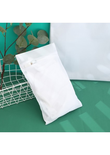 Beyaz Stil 50X60CM Seyahat Için Yıkama Torbaları Hassas Kirli Giysiler Çamaşırhane Mesh Iç Çamaşırı Net Sütyen Büyük Çamaşır Makinesi Ürünleri Çorap Seti Konteyner (Yurt Dışından)