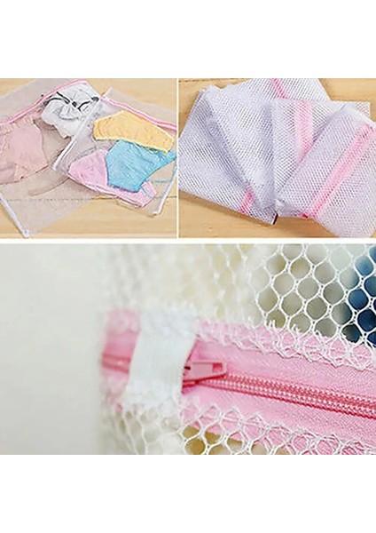 M Tarzı Ev Çamaşır Makinesi Çamaşır Torbası Sutyen Iç Çamaşırı Giysileri Mesh Net Depolama Fermuar Kılıfı (Yurt Dışından) modelleri