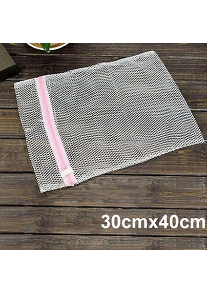 M Tarzı Ev Çamaşır Makinesi Çamaşır Torbası Sutyen Iç Çamaşırı Giysileri Mesh Net Depolama Fermuar Kılıfı (Yurt Dışından) fırsatları