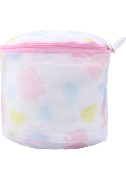 D Stili 15.5 cm Dayanıklı Karikatür Baskı Fermuarlı Çamaşır Torbası Braketi Örgü Sutyen Iç Çamaşırı Çamaşır Torbası Giysileri Koruyun Haddelemeyi Azaltın (Yurt Dışından) indirimleri