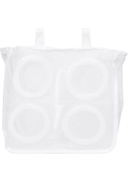 Beyaz Stil 28X24.5X8CM Çamaşır Ayakkabıı Yıkama Torbaı Ayakkabı Yıkama Iç Çamaşırı Sutyen Ayakkabı Havalandırma Kuru Mesh Net Kese Yıkama Asma Makinası Temizleme Koruması (Yurt Dışından)