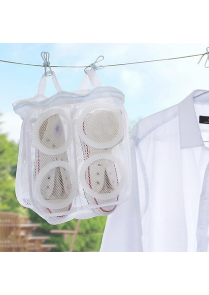 Beyaz Stil 28X24.5X8CM Çamaşır Ayakkabıı Yıkama Torbaı Ayakkabı Yıkama Iç Çamaşırı Sutyen Ayakkabı Havalandırma Kuru Mesh Net Kese Yıkama Asma Makinası Temizleme Koruması (Yurt Dışından) modelleri