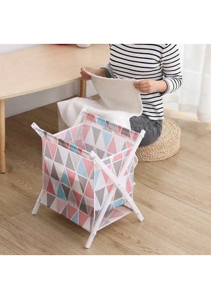 Mavi Stil Ev Kumaş Büyük Kirli Giysiler Çok Fonksiyonlu Montaj Çamaşır Sepeti Katlanabilir Depolama Giysi Kovası (Yurt Dışından) fiyatları