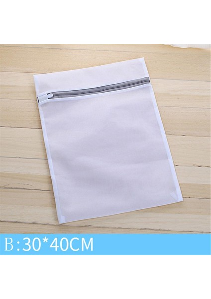 30X40 cm Stili Örgü Çamaşır Torbaları Seyahat Giysileri Depolama Net Zip Çanta Yıkama Sutyen Çorap Iç Çamaşırı (Yurt Dışından) fiyatları