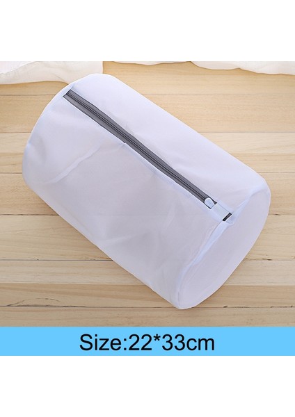 22 x 33 cm Stili Gri Fermuar Örgü Yıkama Torbaları Ev Çamaşır Makinesi Çantası Çamaşırhane Iç Çamaşırı Sutyen Çorap Kirli Giysiler Organizatör Çamaşır Sepeti (Yurt Dışından) fiyatları