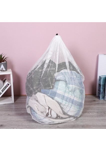 Kaba Ağ Stili 30X40CM 1 Adet Çamaşır Örgü Çanta Ipli Net Koruyucu Örgü Çamaşır Kılıfı Güçlü Çamaşır Makinesi Kalınlaşmak Organizatör Paketi Ipli Kiriş Limanı (Yurt Dışından) modelleri