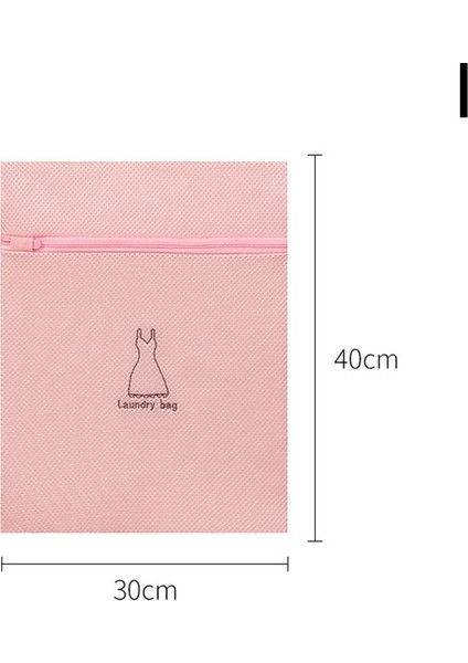 Ben Stil Polyester Fermuarlı Örgü Çamaşır Yıkama Torbaları Katlanabilir Hassas Sütyen Çorap Iç Çamaşırı Çamaşır Makinesi Giysi Koruma Ağı Sepeti (Yurt Dışından)
