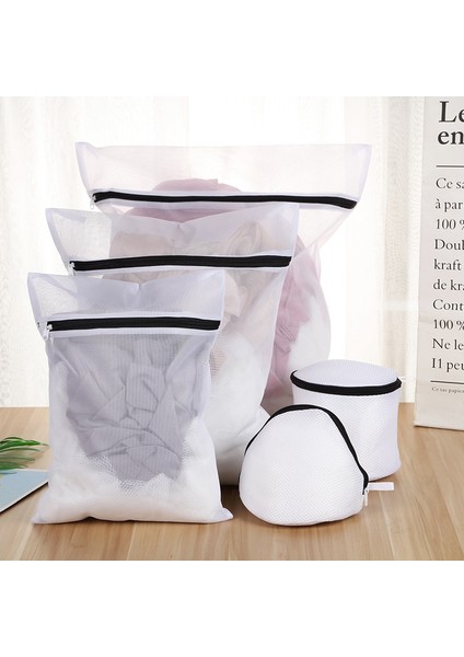 Ince Ağ 40-50CM Stili Satılık! Çamaşır Torbaları Çamaşır Iç Çamaşırı Sutyen Yıkama Torbası Bagaj Organizador Mesh Polyester Yıkama Torbası Çamaşır Sepetleri (Yurt Dışından)