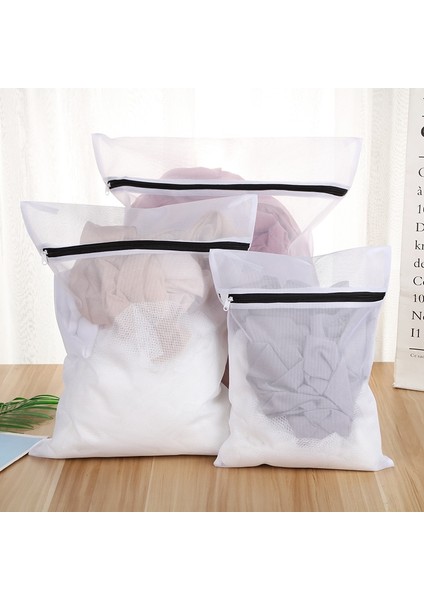 Ince Ağ 40-50CM Stili Satılık! Çamaşır Torbaları Çamaşır Iç Çamaşırı Sutyen Yıkama Torbası Bagaj Organizador Mesh Polyester Yıkama Torbası Çamaşır Sepetleri (Yurt Dışından)