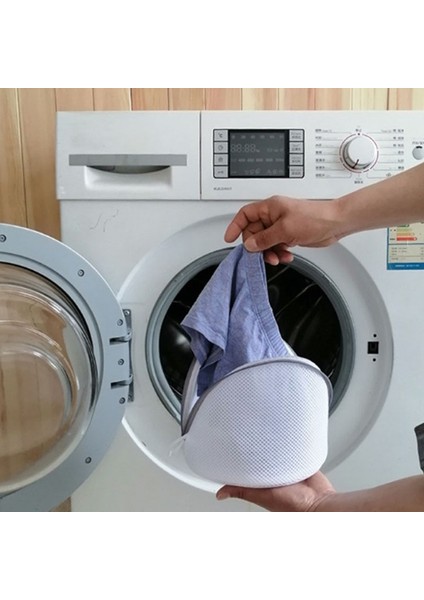 50CMX60CM Tarzı Taşınabilir Çamaşır Giysi Çantaları Ev Örgü Anti-Deformasyon Çamaşır Konteynerleri Kalınlaşmak Yıkama Iç Çamaşırı Sutyen Fermuar Organizatör (Yurt Dışından) modelleri