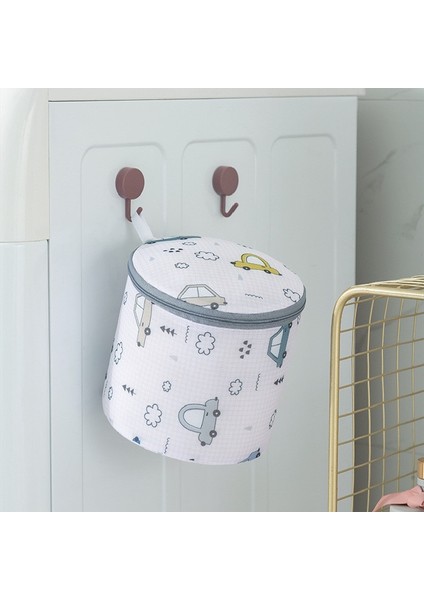 Bej Tarzı 5 Desen Baskı Çamaşır Torbaları Iç Çamaşırı Sutyen Makinesi Örgü Seyahat Organizatör Yıkama Katlanır Asılı (Yurt Dışından) indirimleri