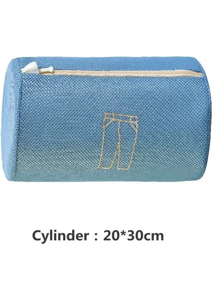 Silindir 20-30CM Tarzı Makinede Yıkama Için Yeni Örgü Çamaşır Torbaları Katlanabilir Seyahat Iç Çamaşırı Depolama Organizatörü (Yurt Dışından)