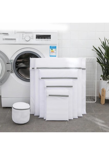 Ince Net 40CMX50CM Stili 11 Boyutlu Örgü Çamaşır Torbası Polyester Çamaşır Yıkama Torbaları Kaba Net Çamaşır Sepeti Çamaşır Makineleri Çamaşır Torbaları Örgü Sutyen Torbası (Yurt Dışından) fırsatları