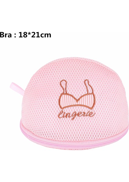 Külot Tarzı Nakış Pembe Iç Çamaşırı Çamaşır Torbası Fermuarlı Örgü Net Çorap Çamaşır Torbası Katlanabilir Seyahat Taşınabilir (Yurt Dışından) indirimleri