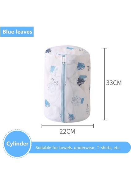 Silindir 22-33CM Tarzı Baskı Polyester Örgü Çamaşır Torbası Evde Kullanım Çamaşır Makinesi Torbaları Kalınlaşmış Ince Net Sütyen Iç Çamaşırı Çamaşır Torbası Çamaşır Ürünleri (Yurt Dışından) fiyatları