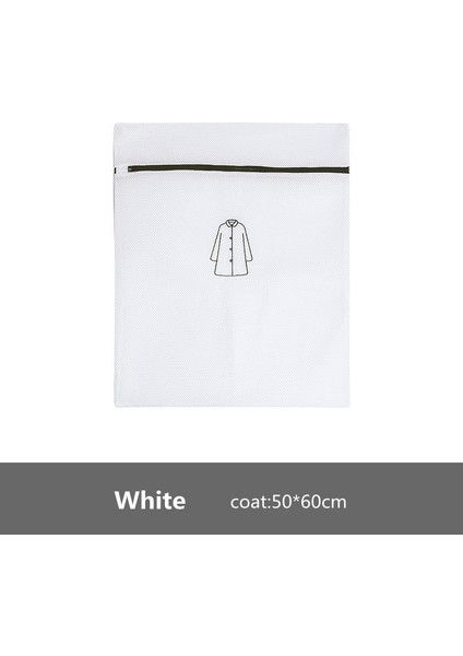 Beyaz 50-60CM Tarzı Sutyen Iç Çamaşırı Çamaşır Torbası Için Çamaşır Torbaları Katlanabilir Net Giysi Yıkama Organizatör Çamaşır Makinesi Için Yüksek Li Örgü Çamaşır Torbası (Yurt Dışından)