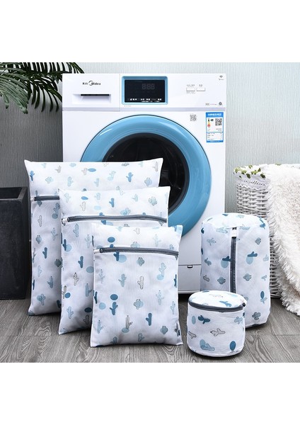 S 30-40CM Stili 5 Boyutlu Zarif Baskı Çamaşır Torbası Sutyen Çorap Iç Çamaşırı Yıkama Torbası Çok Işlevli Yıkama Organizatör Iç Çamaşırı Çamaşır Torbası Sepeti (Yurt Dışından) fiyatları