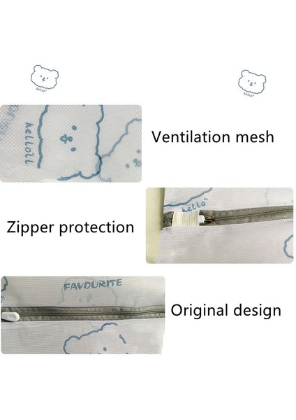 23CMX30CM Stili Örgü Çamaşır Torbası Polyester Ev Düzenleyici Kaba Net Çamaşır Sepeti Çamaşır Makineleri Için Çamaşır Torbaları Örgü Sütyen Torbası Yıkama Torbası (Yurt Dışından) modelleri