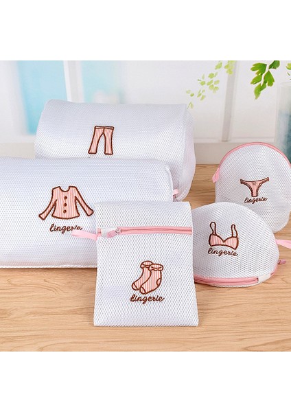 E Stili Yüksek Li Çamaşır Torbaları Sutyen Örgü Çamaşır Torbası Çorap Iç Çamaşırı Çamaşır Sepetleri Nakış Polyester (Yurt Dışından)