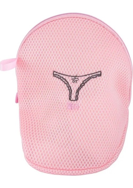 Pembe Külot Stili 3 Renk Nakış Çamaşır Torbası Korumalı Iç Çamaşırı Sutyen Çorap Özel Yıkama Torbası Fermuar Örgü Iç Çamaşırı Sutyen Çamaşır Yıkama Torbaları (Yurt Dışından)