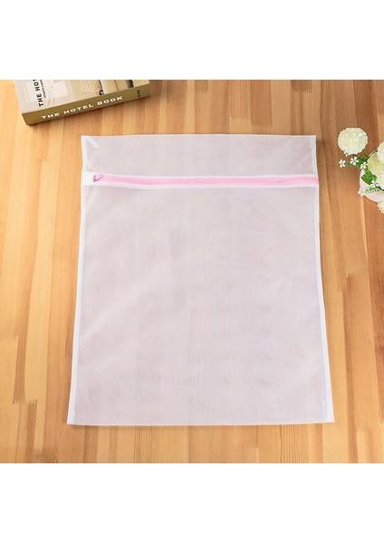 Ince Ağ 50CMX60CM Stili Pembe Fermuarlı Örgü Çamaşır Yıkama Torbaları Polyester Çamaşır Sutyen Çantaları Iç Çamaşırı Sutyen Iç Çamaşırı Çamaşır Makinesi Giysi Koruma Ağı (Yurt Dışından)