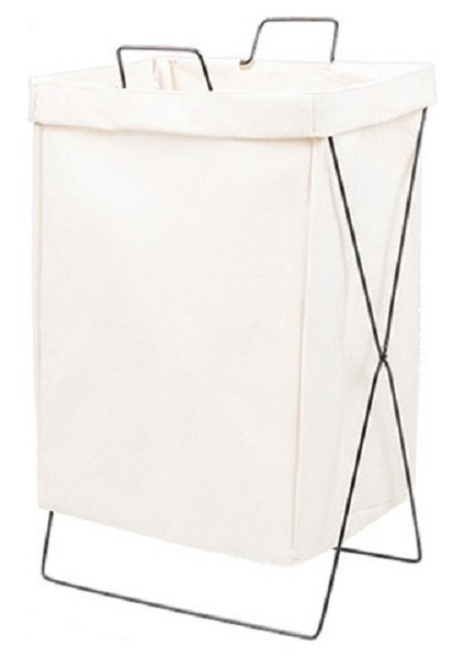 Beyaz Stil 38X28X55CM Katlanabilir Kirli Çamaşır Sepeti Kumaş Su Geçirmez Giysi Sepeti Ev Giysileri Saklama Sepetleri Çok Işlevli Çeşitli Eşyalar Organizatör (Yurt Dışından)