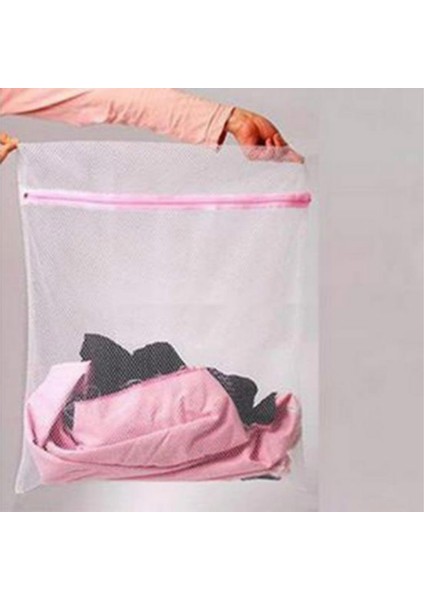 Fermuarlı Katlanabilir Giysi Yıkama Çamaşır Torbası Iç Çorap Iç Çamaşırı Net Yıkama Torbası Ev Yıkama Koruyucu Mesh Net cm (Yurt Dışından)