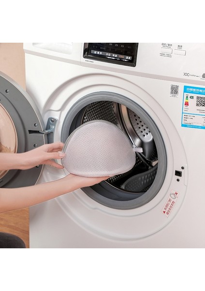 Kaba Örgü 60X60 Stili Çamaşır Torbası Yıkama Polyester Fermuarlı Yıkama Hasır Torba Kaba Ince Çamaşır Makineleri Sutyen Iç Çamaşırı Çorapları Için Hasır Torba Kirli Giysiler (Yurt Dışından)