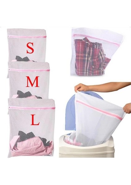 Fermuarlı Yıkama Torbası M Tarzı Giysi Çamaşır Makinesi Çamaşır Sutyen ı Iç Çamaşırı Mesh Net Yıkama Torbası Kese Sepeti Femme Yıkama Koruma Torbası Polyester Çamaşır Torbası (Yurt Dışından) modelleri
