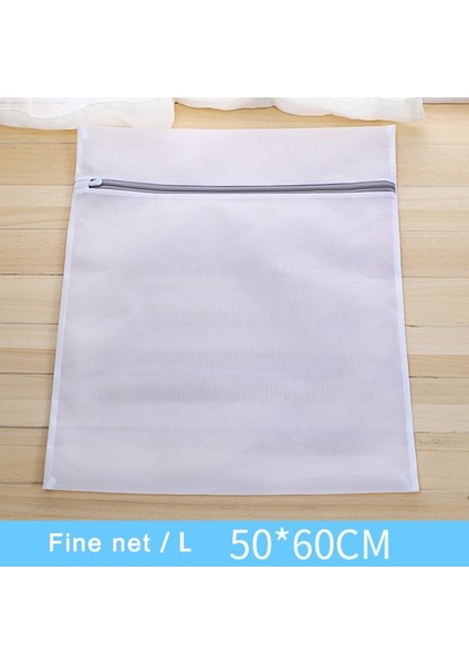 Ince Ağ 50X60 Stili 2019 Yeni Fermuarlı Örgü Çamaşır Torbaları Çamaşır Makineleri Iç Çamaşırı Çorap Giysi Organizatör Ev Faydalı Koruma Net Örgü Çanta (Yurt Dışından)