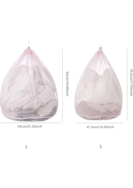 Beyaz M Tarzı Ev Polyester Çamaşır Torbaları Giyim Sutyen Depolama Çamaşır Makinesi Kazak Iç Çamaşırı Aksesuarları Kasa Malzemeleri Ürün Korumak (Yurt Dışından) fiyatları