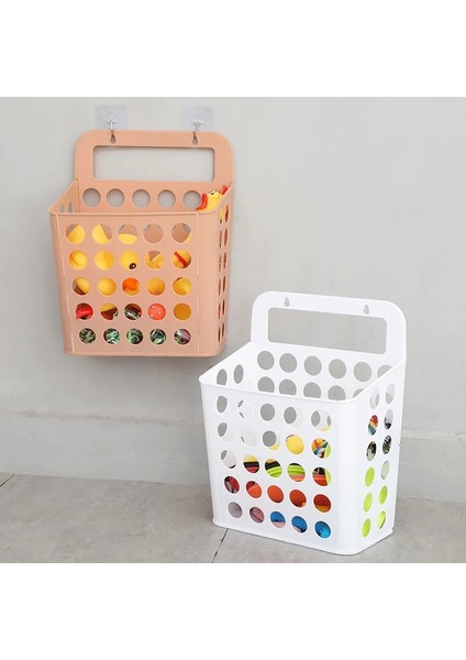Gök Mavisi Tarzı Katlanabilir Plastik Oyuncak Çamaşır Sepeti Ev Duvara Monte Kirli Giysiler Sepet Saklama Kabı Banyo Organizatör Aksesuarları (Yurt Dışından) fiyatları