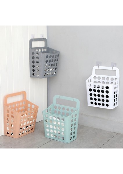 Gök Mavisi Tarzı Katlanabilir Plastik Oyuncak Çamaşır Sepeti Ev Duvara Monte Kirli Giysiler Sepet Saklama Kabı Banyo Organizatör Aksesuarları (Yurt Dışından) modelleri