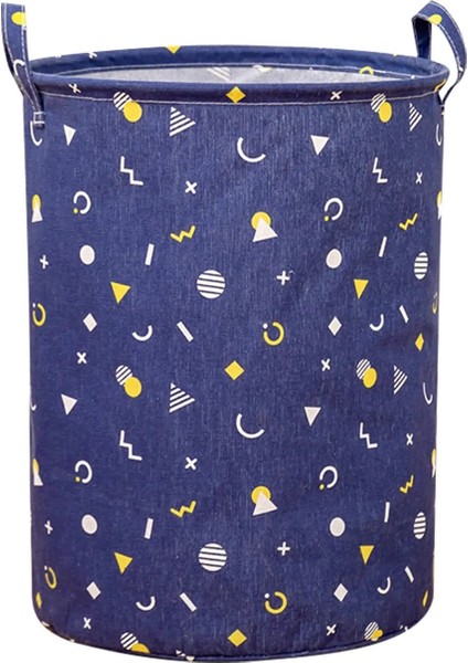 Stil2-1 Stili 2021 Yeni Süper Büyük Çamaşır Sepeti Ipli Yuvarlak Kirli Giysiler Oyuncaklar Katlanır Kova Anti-Toz Büyük Depolama Varil Sepet (Yurt Dışından)